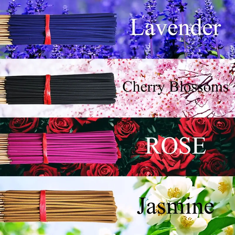 Home Fragrance Rose - 80/200 Batang Dupa Alami - Dekorasi