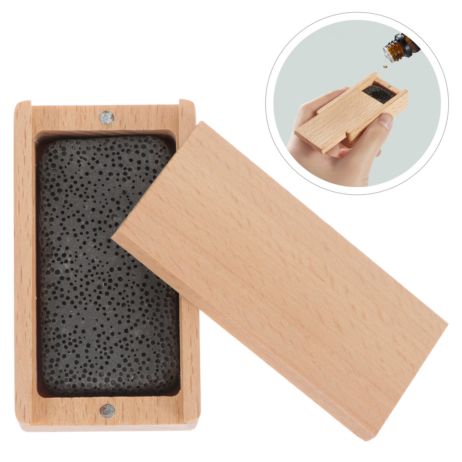 Home Fragrance Leather Diffuser - 1Set Diffuser Kayu Beech Premium Diffuser