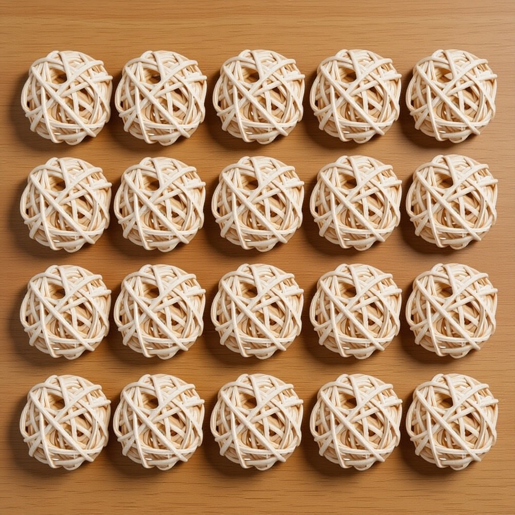 Fragrance Home Decor - 20 Buah Bola Rotan Aromaterapi, Isi