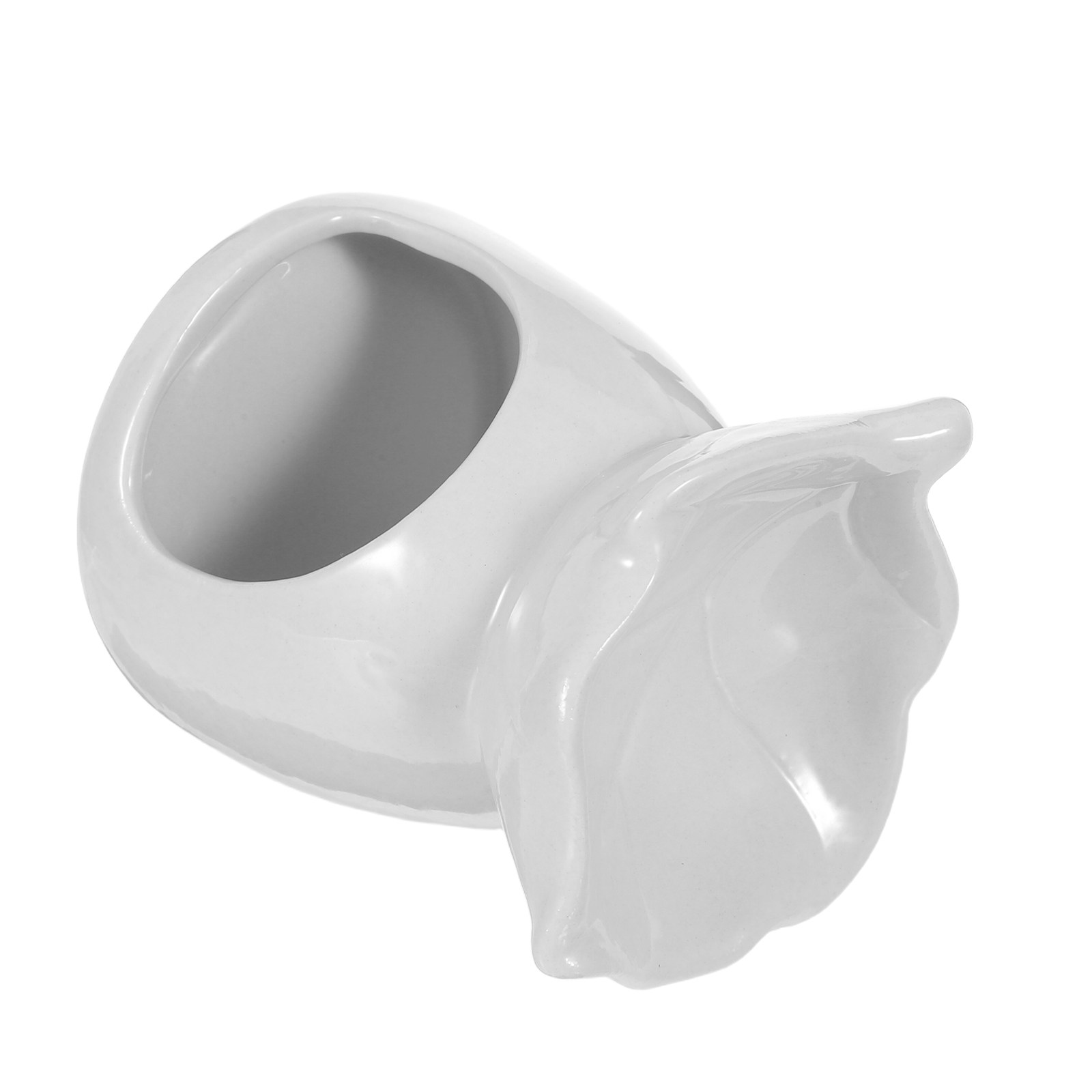 Ceramic Oil Burner - Tempat Lilin Keramik Bentuk Daun Elegan,
