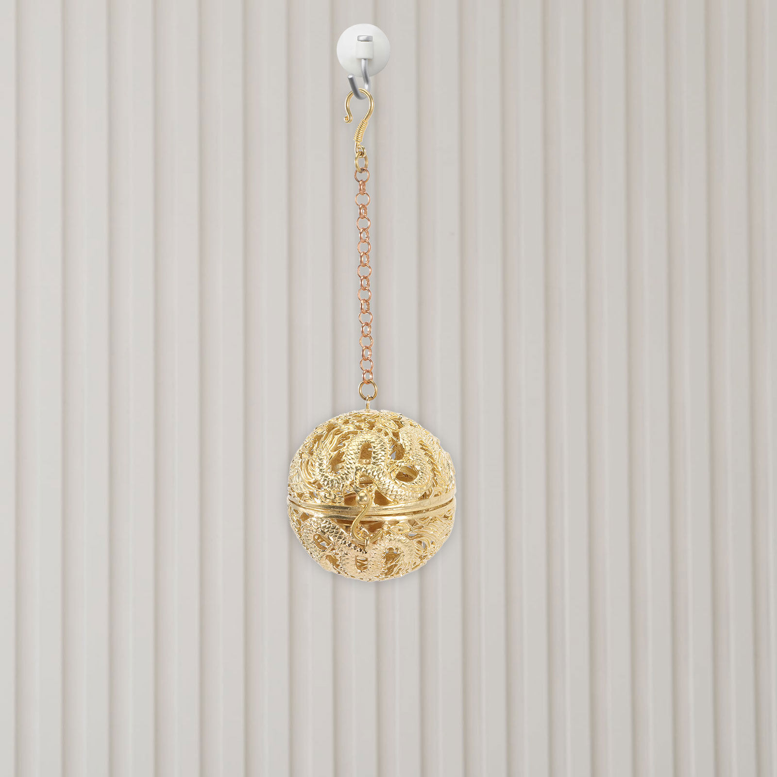 Home Fragrance Leather Diffuser - Kalung Liontin Aroma Tembaga Retro, Diffuser