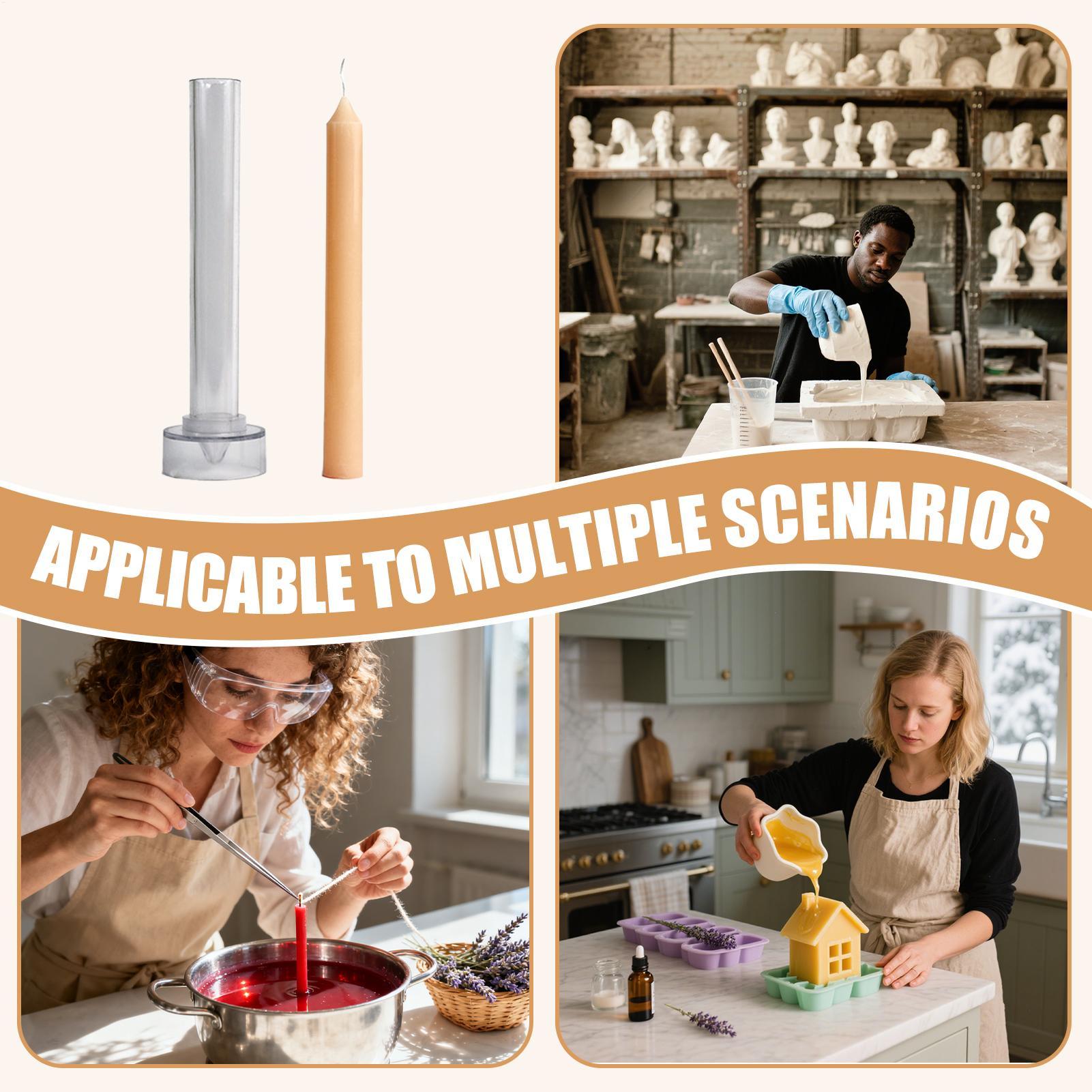 Beeswax Taper Candle - Cetakan Lilin Lilin Lebah Bentuk Lancip,