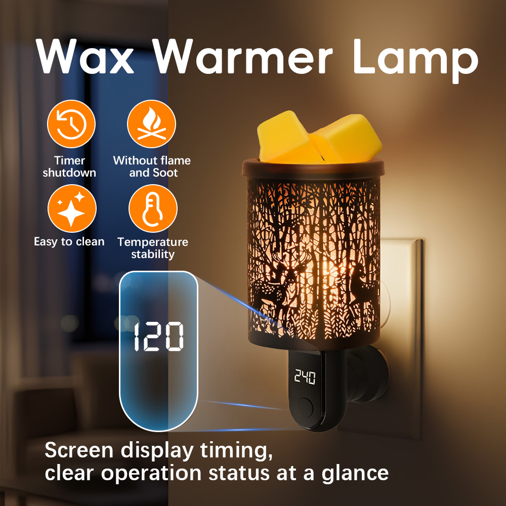 Ceramic Oil Burner - Pemanas Lilin Aromaterapi Elektrik, Pengharum Ruangan,