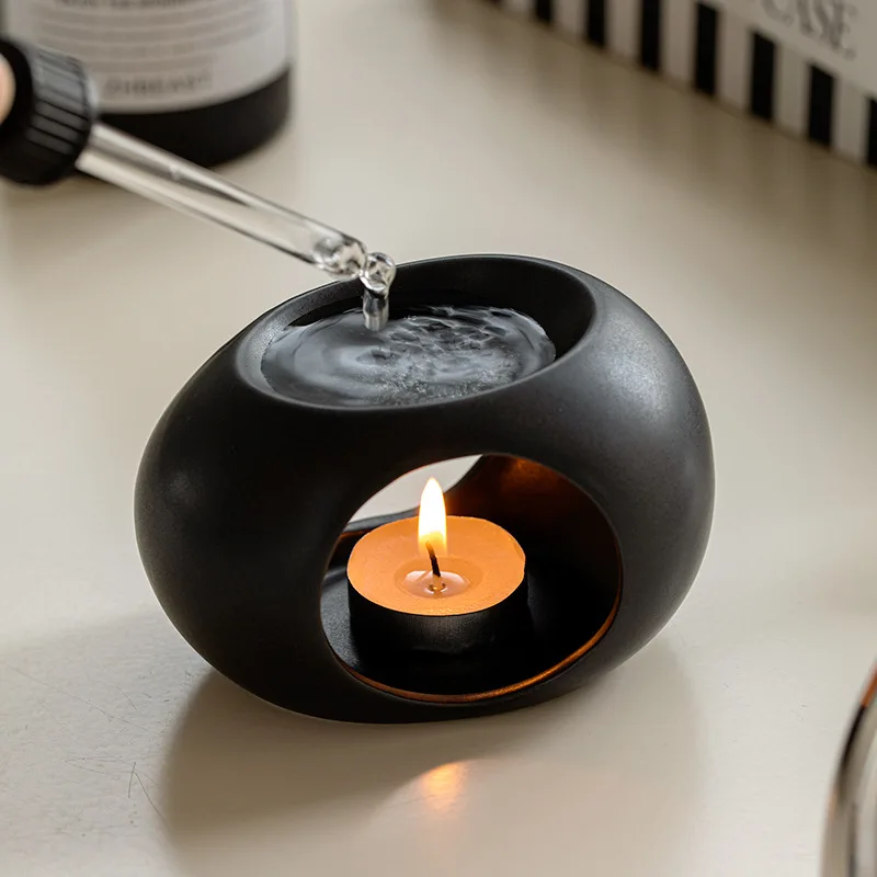 Ceramic Oil Burner - Pemanas Lilin Keramik, Pembakar Minyak Esensial,