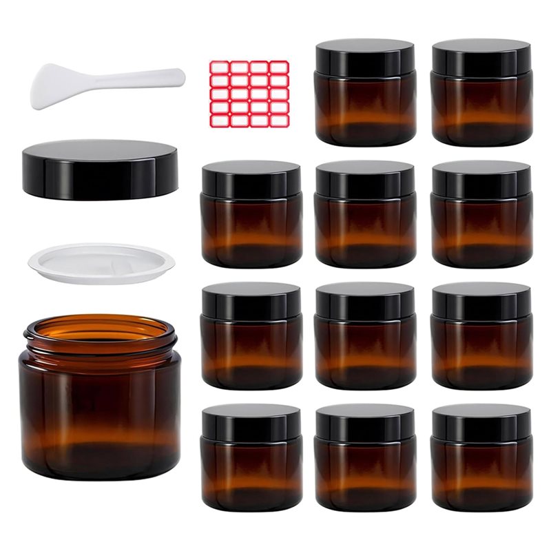 Amber Jar Candle - Untuk Kosmetik Buatan Sendiri, Balsem, Lilin,