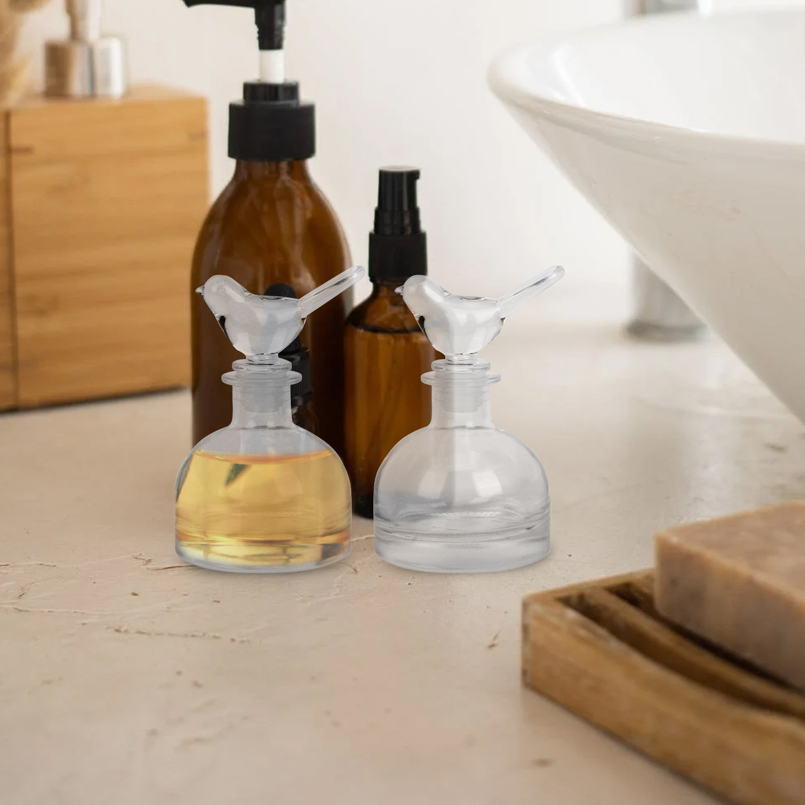 2 Buah Botol Parfum Kaca Premi - Fragrance In Home ulasan dan harga