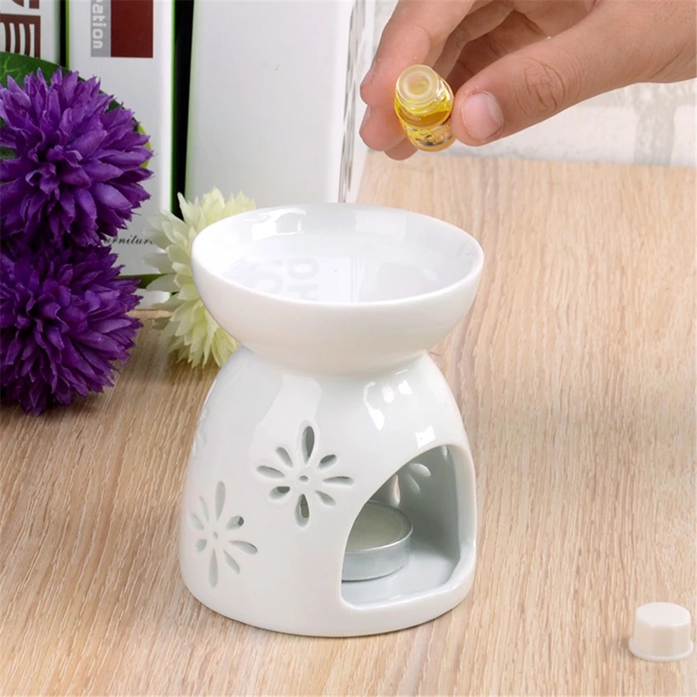 Tempat Lilin Tealight Pembakar - Ceramic Oil Burner ulasan dan harga