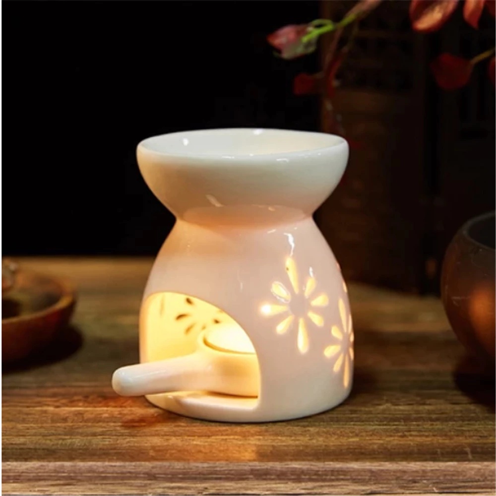 Tempat Lilin Tealight Pembakar - Ceramic Oil Burner ulasan dan harga