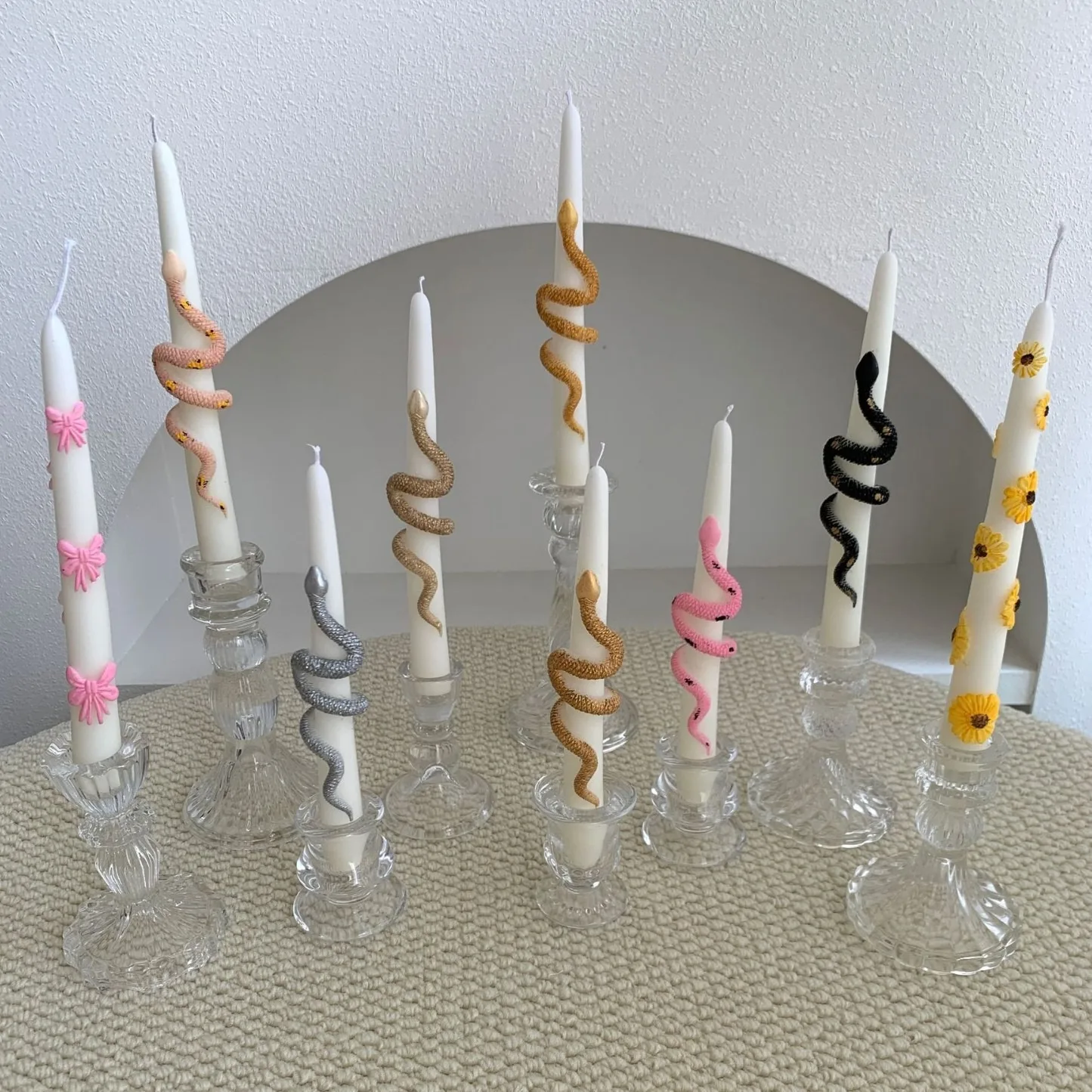 yes1pc 20cm/7.87in Lilin Taper - Beeswax Taper Candle ulasan dan harga