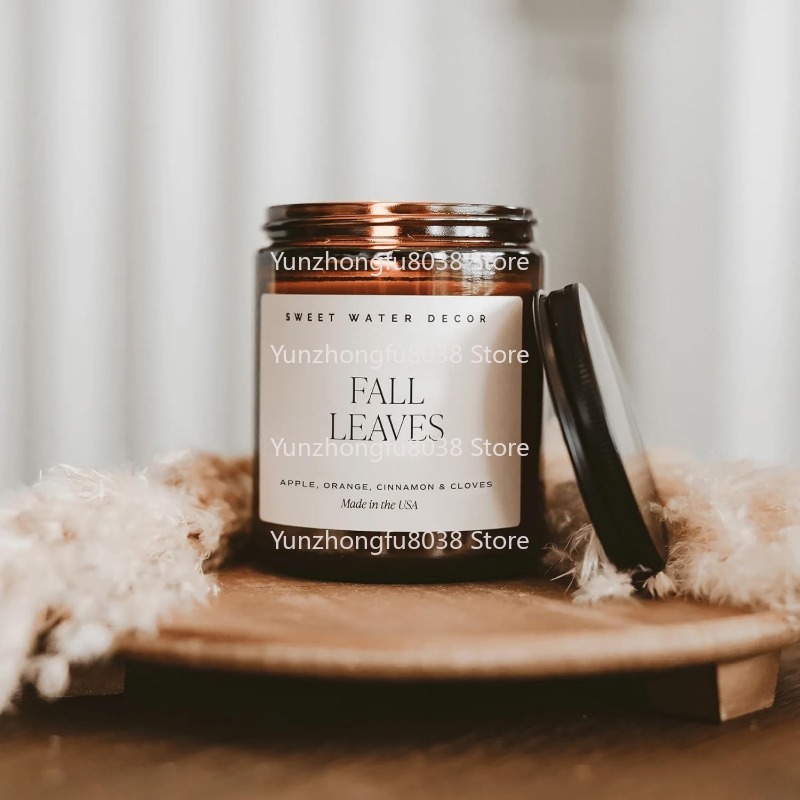 Lilin Kedelai dengan Aroma Rem - Amber Jar Candle ulasan dan harga