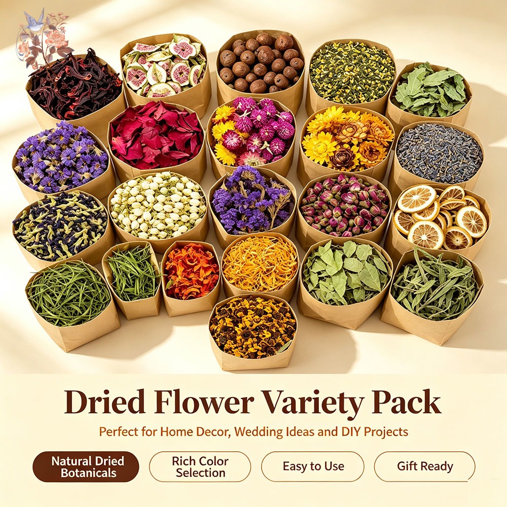 Kit Bahan Herbal Kering Bunga  - Fragrance Your Home ulasan dan harga