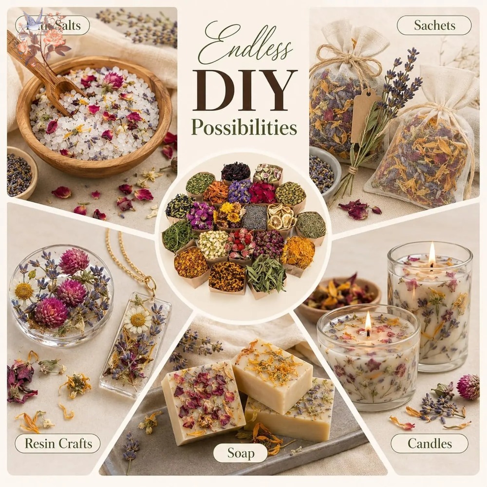 Kit Bahan Herbal Kering Bunga  - Fragrance Your Home ulasan dan harga