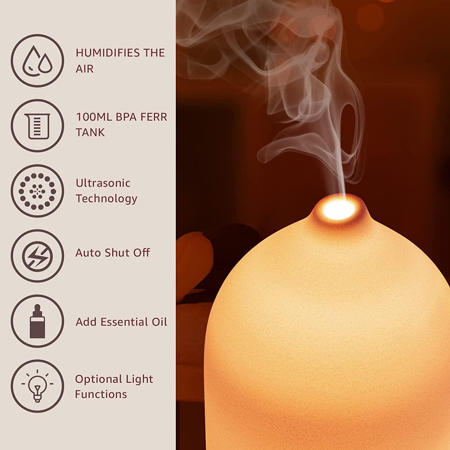 Diffuser Minyak Esensial Keram - Ceramic Oil Burner ulasan dan harga