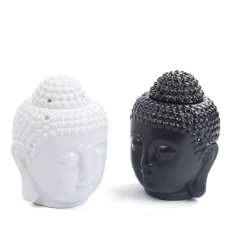 Lampu aromaterapi kepala Buddh - Ceramic Oil Burner ulasan dan harga