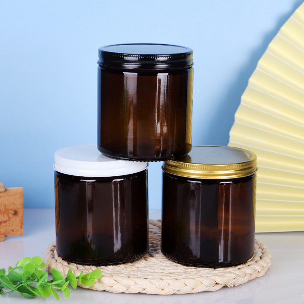 250ml cangkir lilin kaca bentu - Amber Jar Candle ulasan dan harga