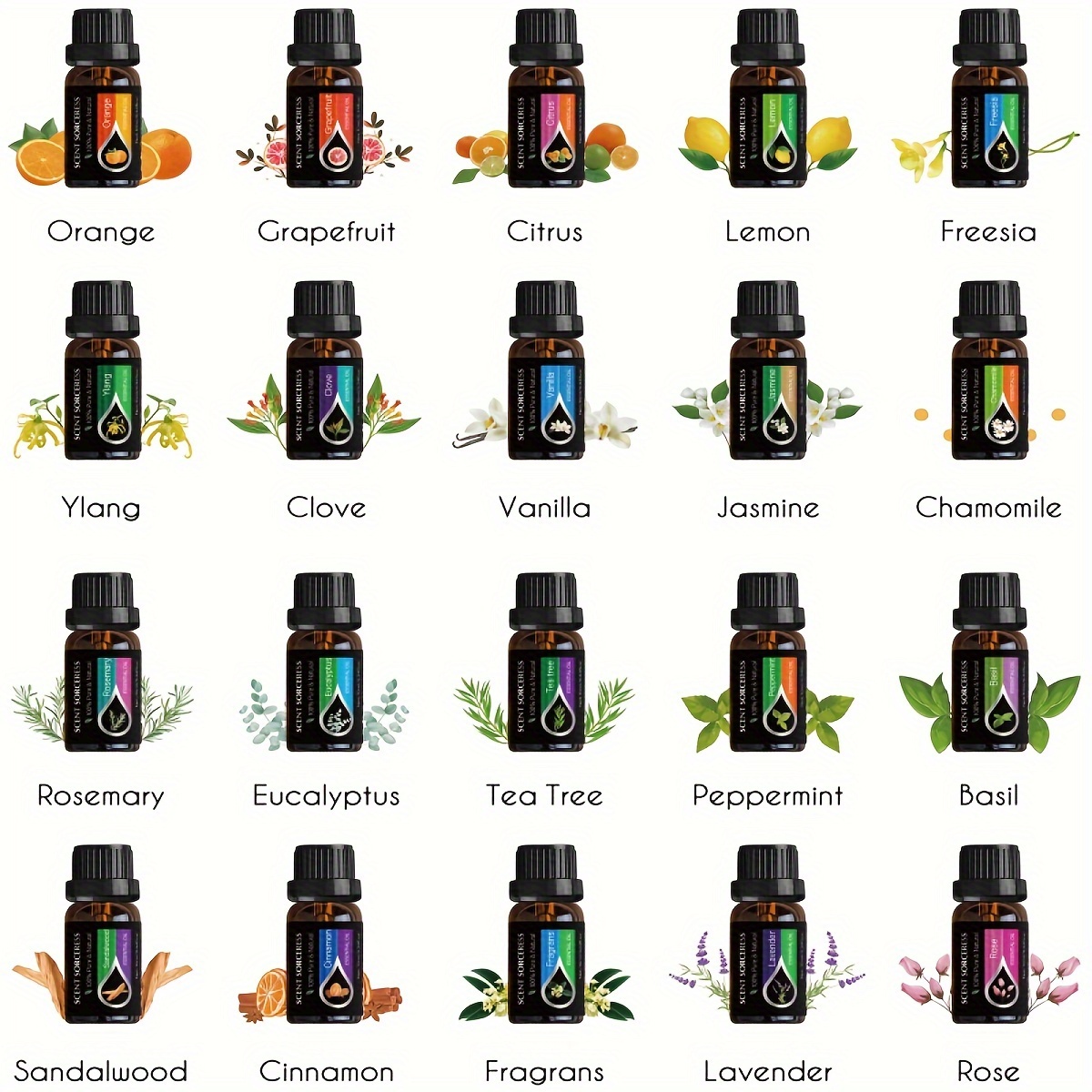 20pcs/set Set Minyak Esensial  - Home Fragrance Oil ulasan dan harga