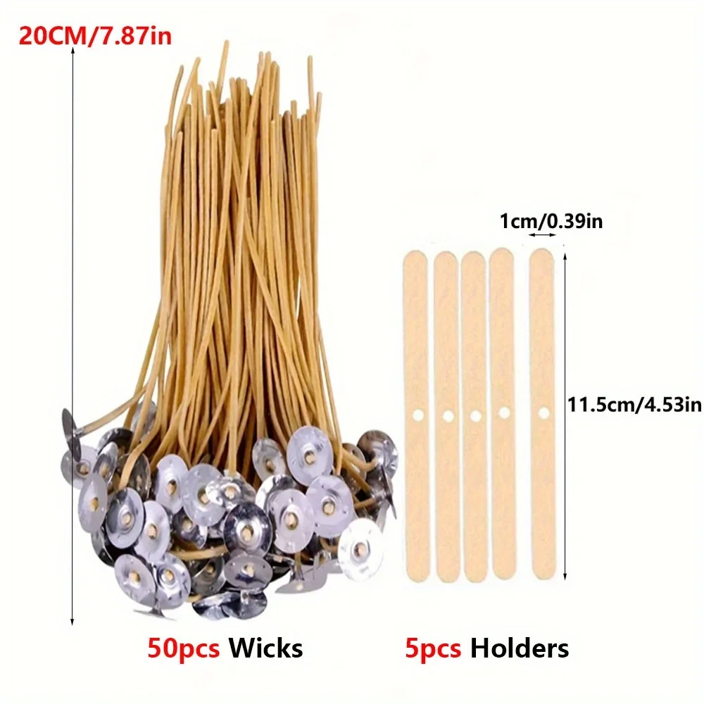 Sumbu Lilin 50 Buah 8 Inci Sum - Beeswax Taper Candle ulasan dan harga
