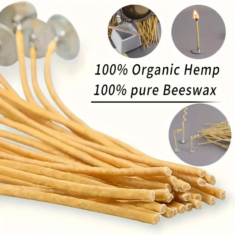 Sumbu Lilin 50 Buah 8 Inci Sum - Beeswax Taper Candle ulasan dan harga