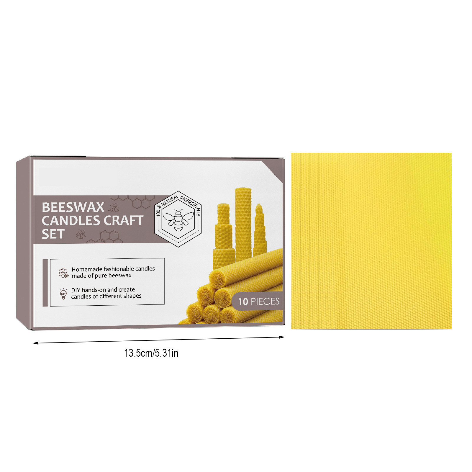 Lilin Lilin Lebah Bentuk Keruc - Beeswax Taper Candle ulasan dan harga