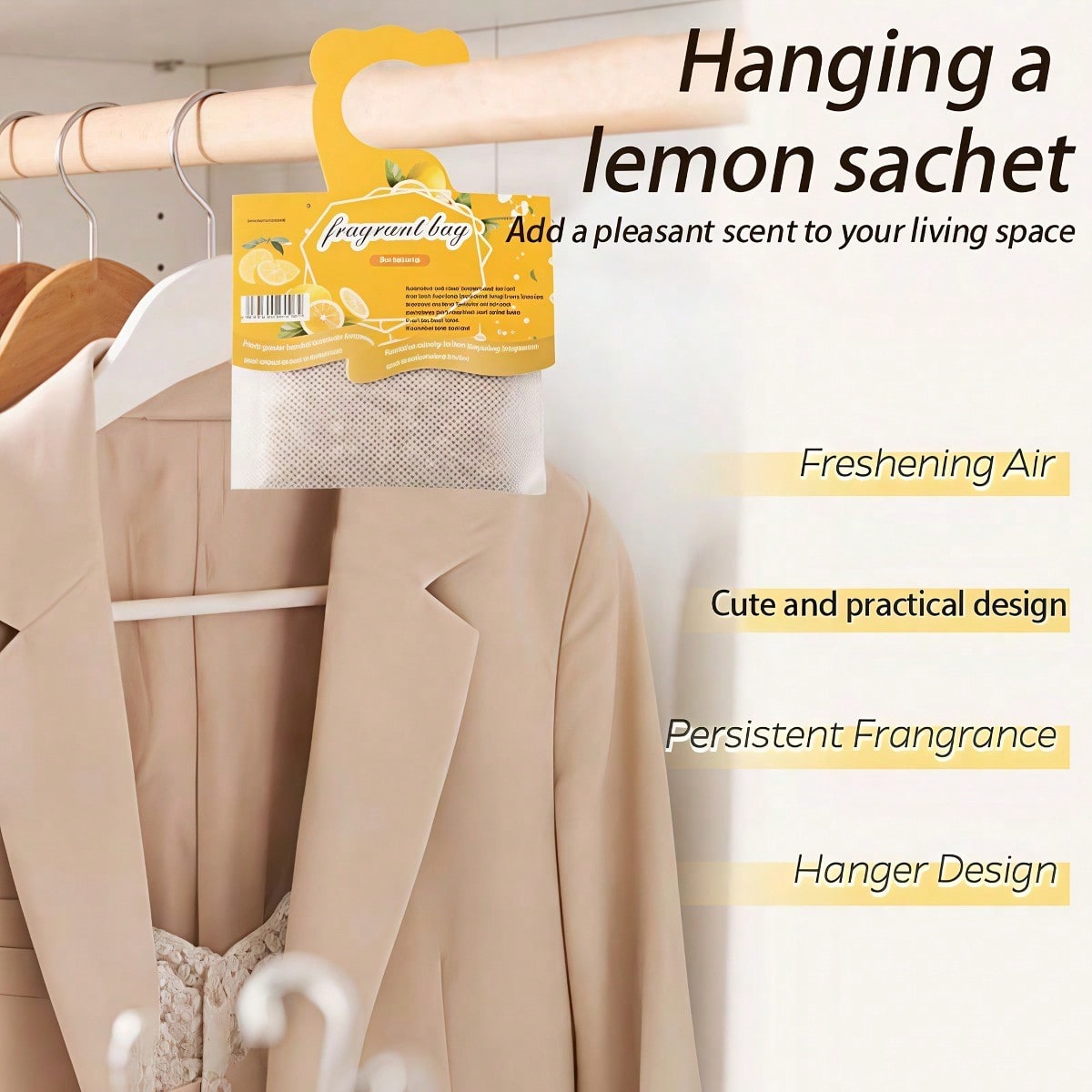 Kantong Pewangi Lemon Gantung, - Home Fragrance Relax ulasan dan harga
