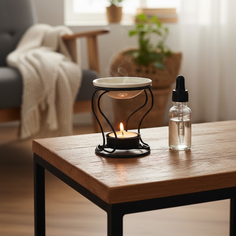 Pemanas Lilin Keramik Tealight - Ceramic Oil Burner ulasan dan harga