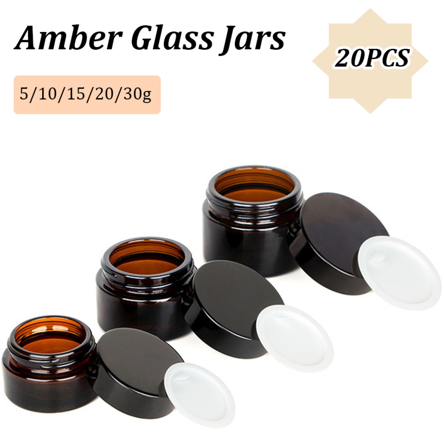Stoples kaca Amber kecil denga - Amber Jar Candle ulasan dan harga
