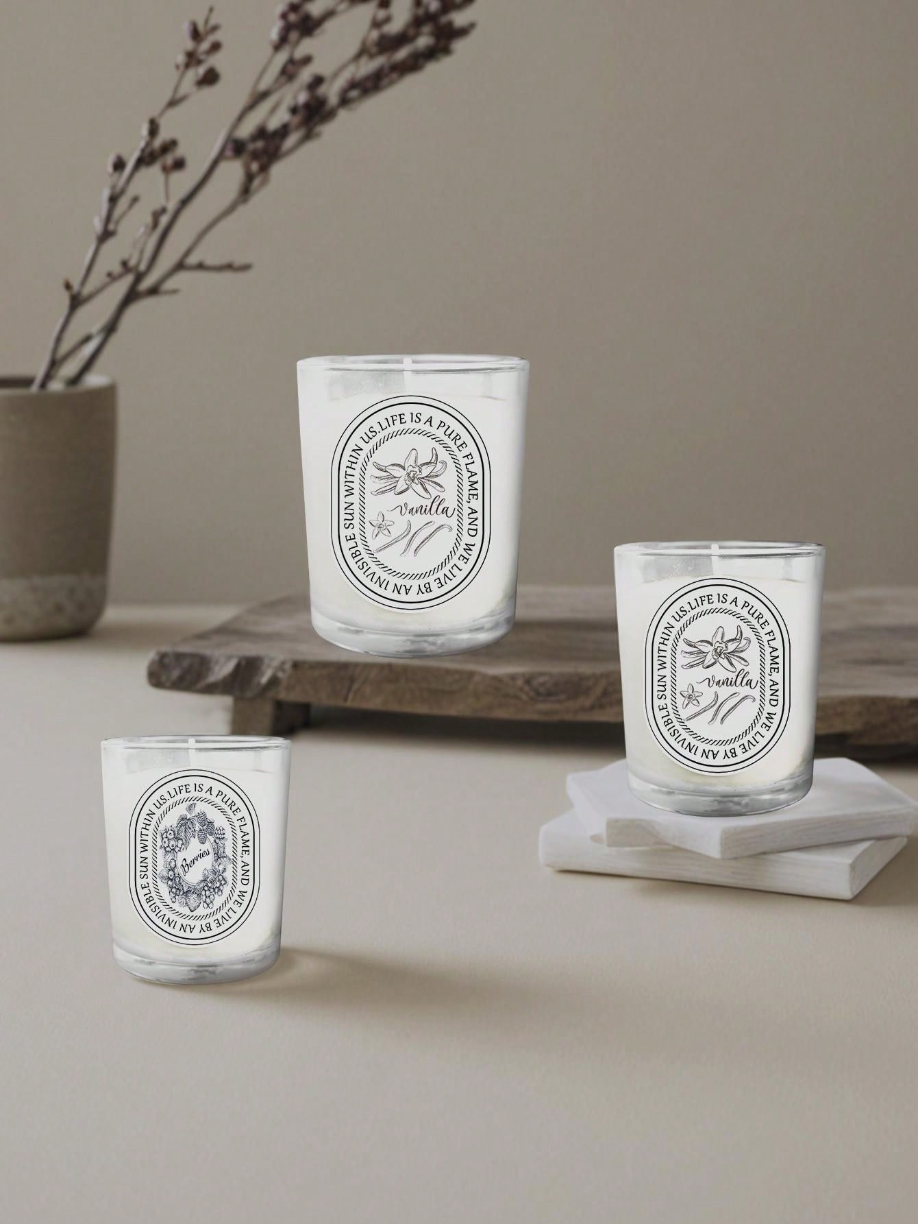 Lilin Aroma Vanilla, Lavender, - Home Fragrance Rose ulasan dan harga